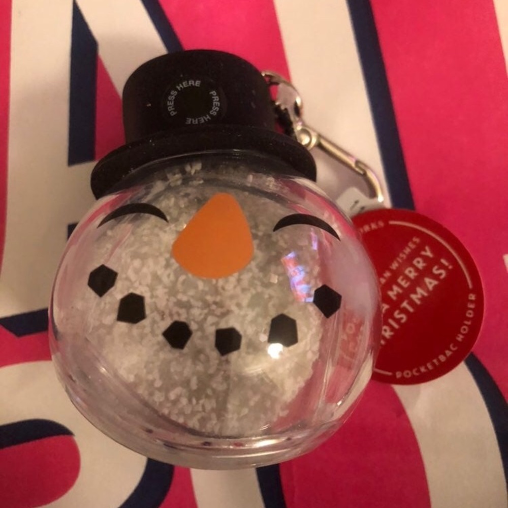 Singing Snowman Bath and Body Works Pocketbac